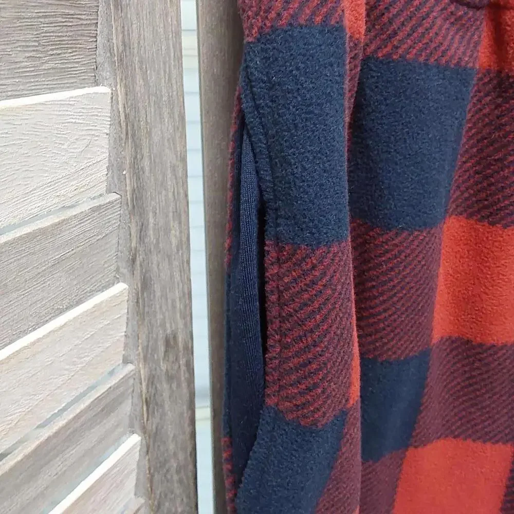 Cozy Red and Navy Plaid Lounge Pants | Goodfellow | S